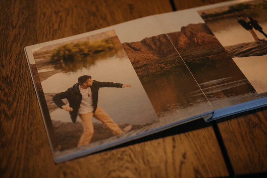 An example of an album layout.