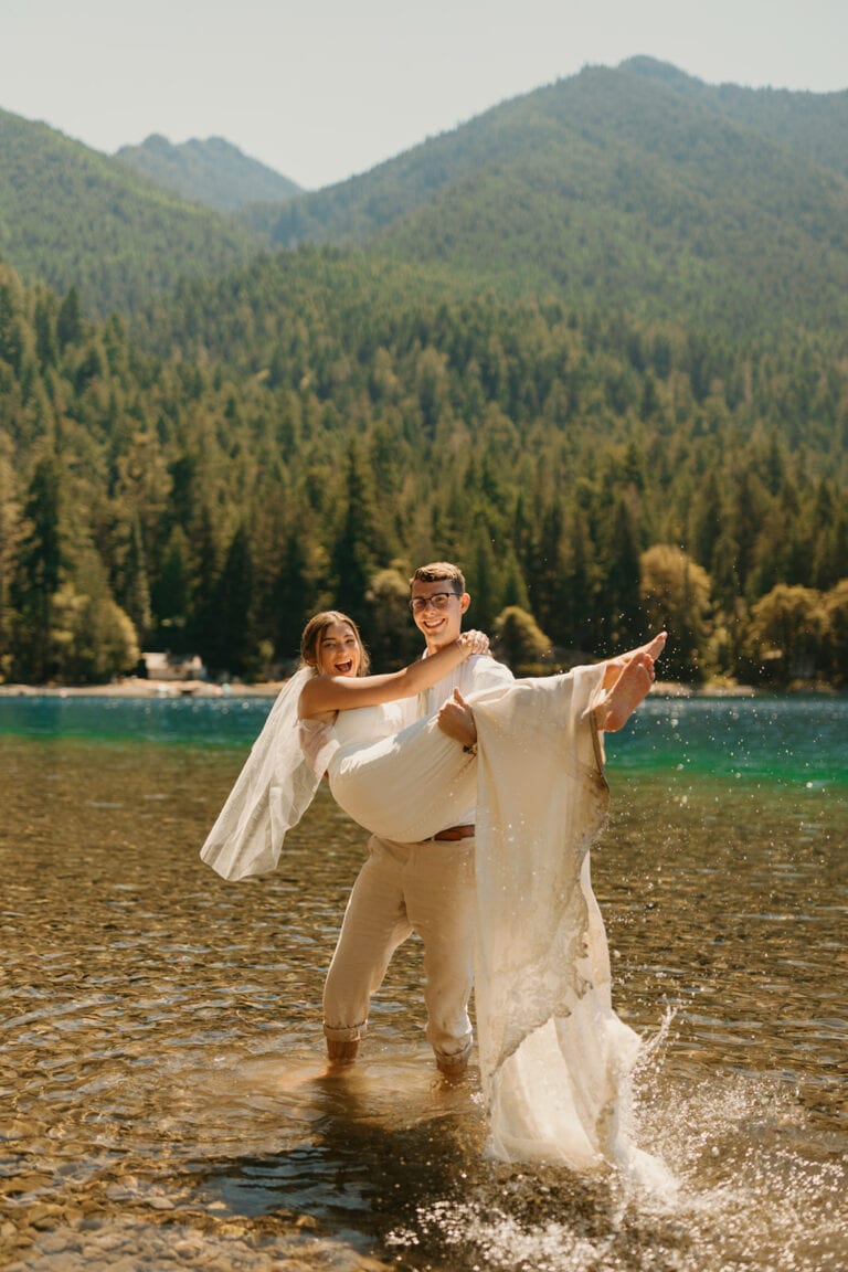 Lake Crescent Elopement
