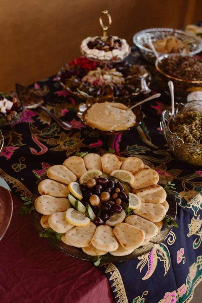 A detail photo of the food. 