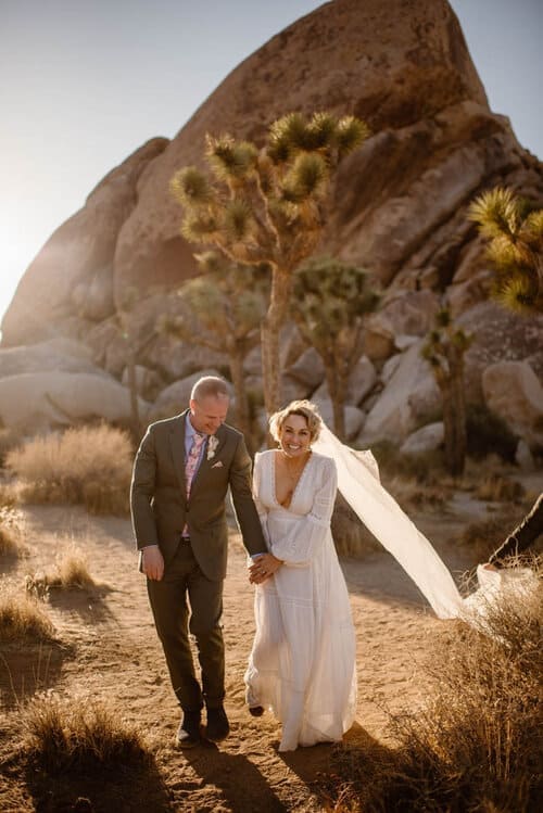Joshua Tree Super Moon Elopement