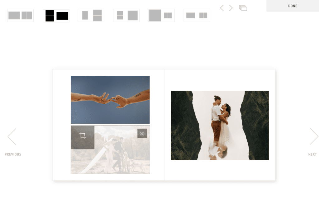 An example of the design layout.